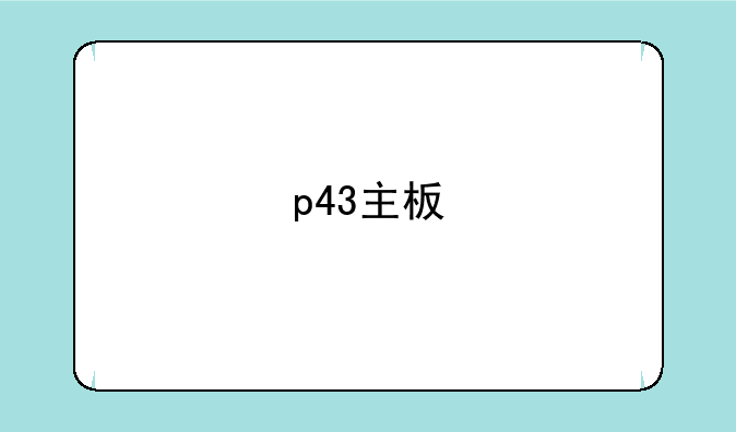 p43主板