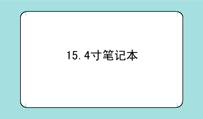 15.4寸笔记本